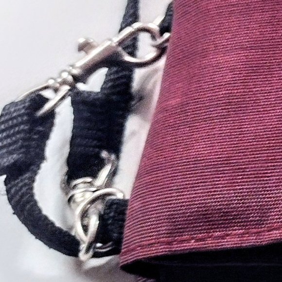 NW Territory Burgundy Nylon Crossbody Travel Wallet ~ Glasses/Phone Pocket ~ GVC - Picture 11 of 11
